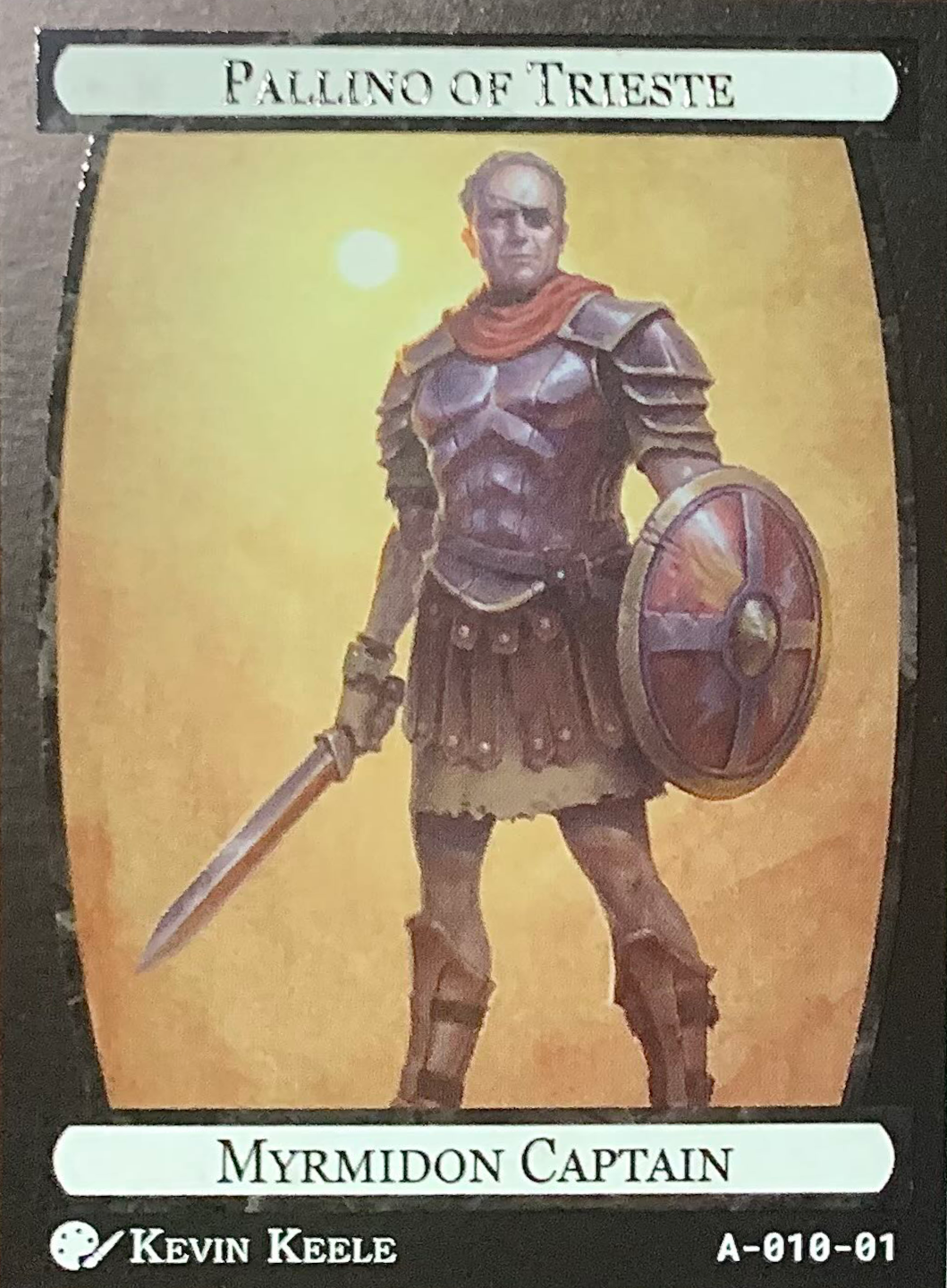 Card A-010, Pallino of Trieste, Myrmidon Captain