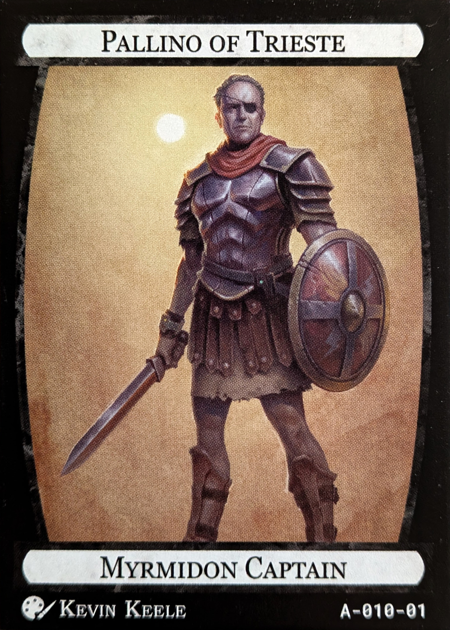 Card A-010, Pallino of Trieste, Myrmidon Captain