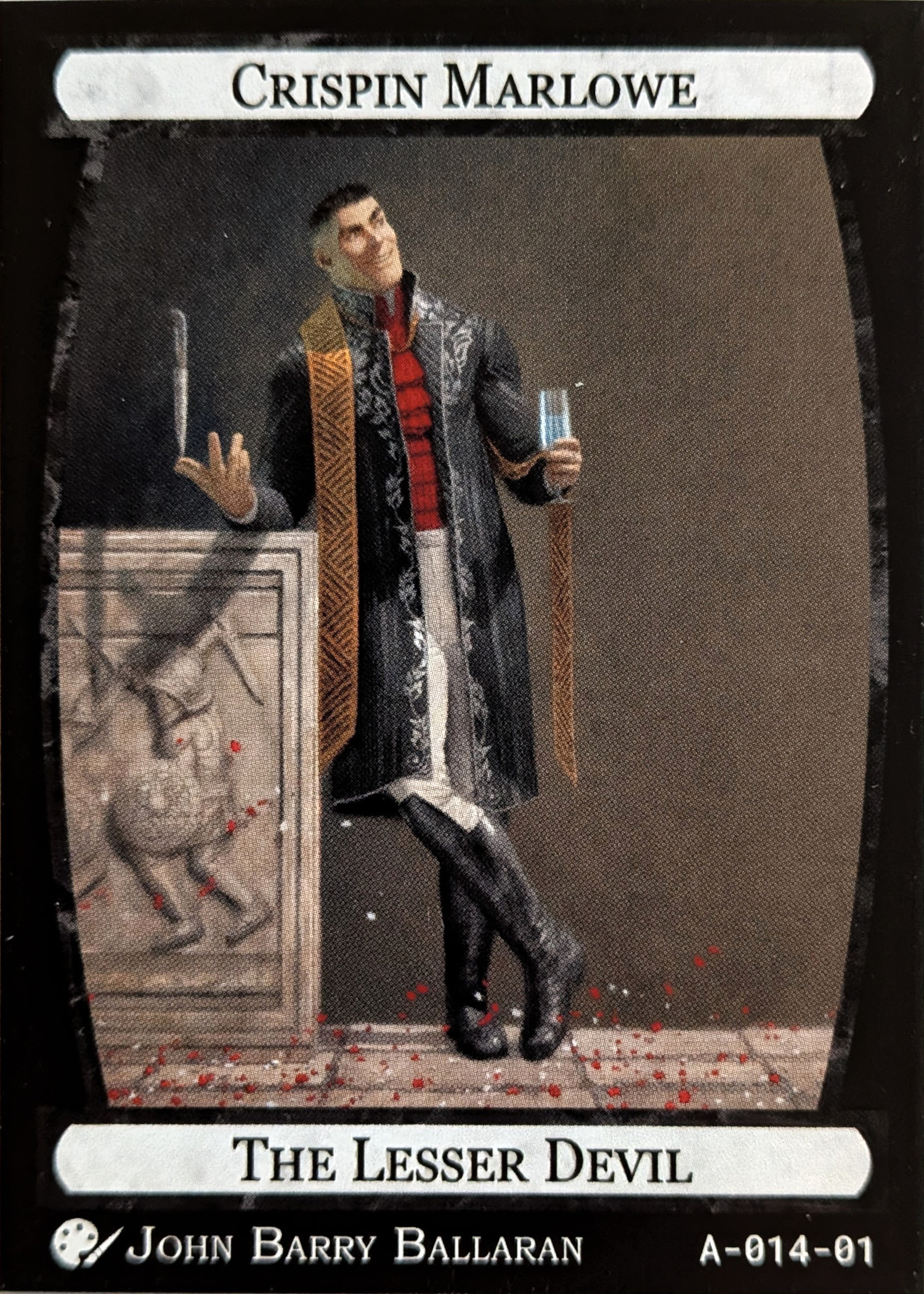 Card A-014, Crispin Marlowe, The Lesser Devil