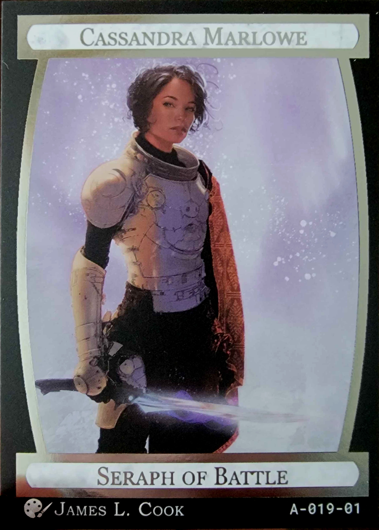 Card A-019, Cassandra Marlowe, Seraph of Battle