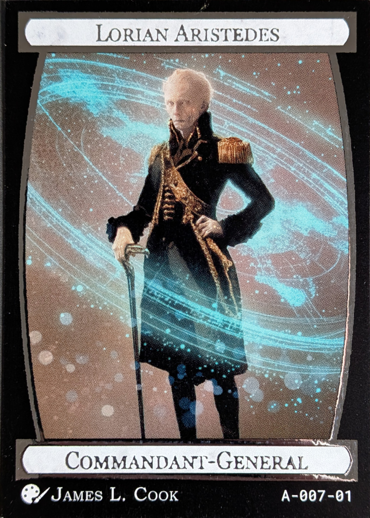 Card A-007, Lorian Aristides, Commandant-General