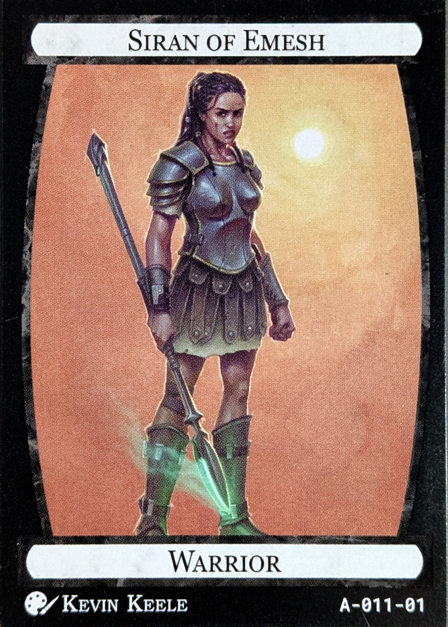 Card A-011, Siran of Emesh, Warrior