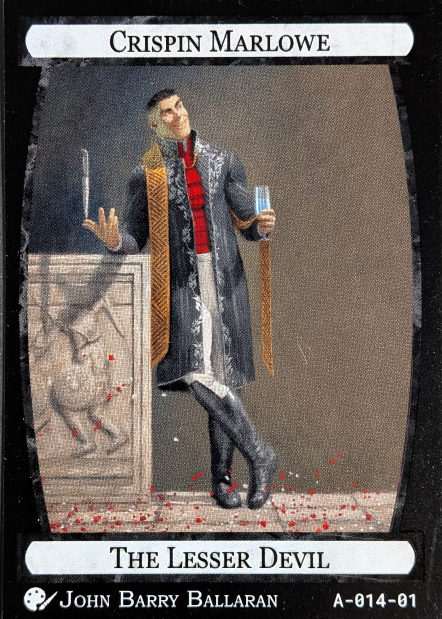 Card A-014, Crispin Marlowe, The Lesser Devil