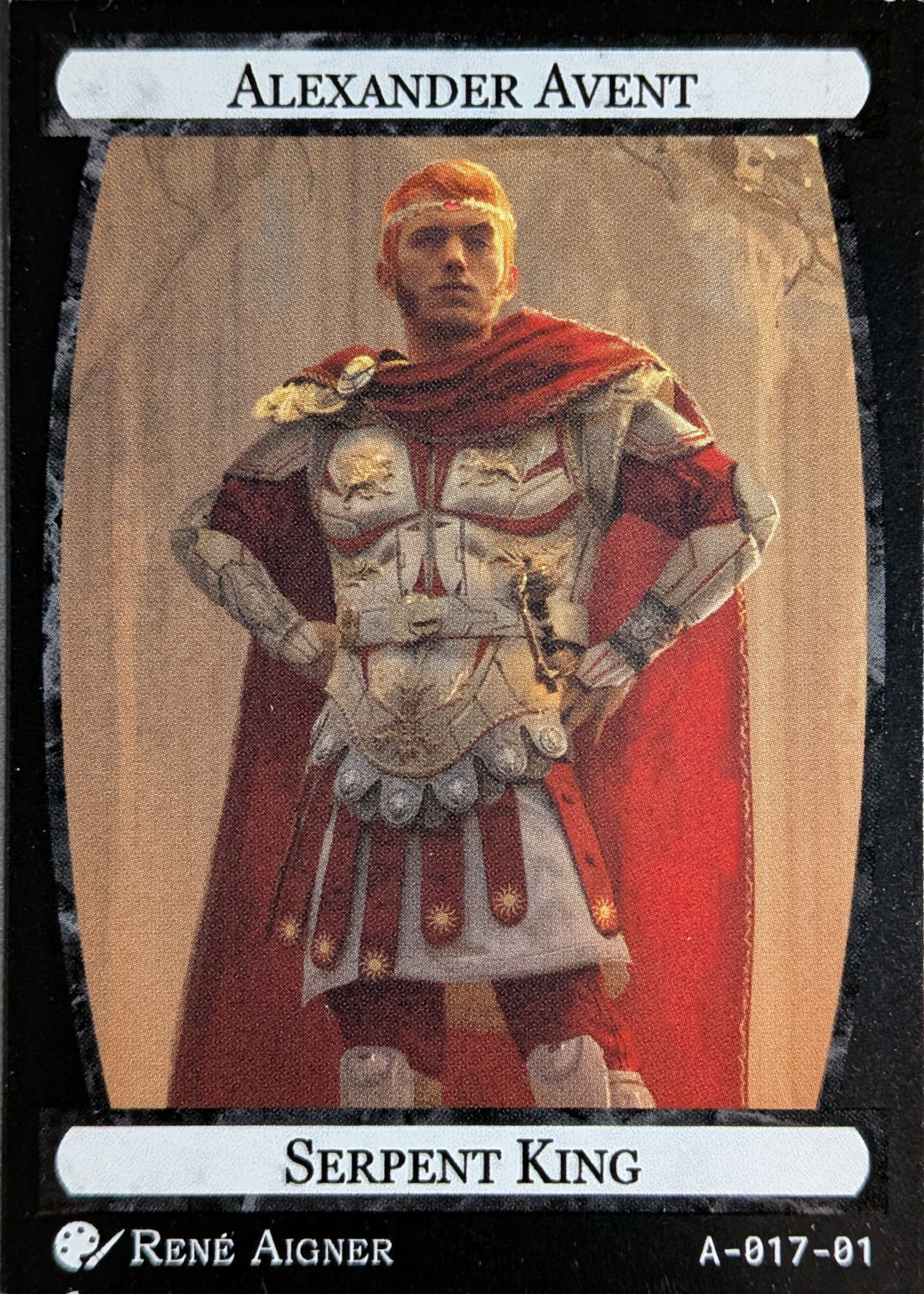 Card A-017, Alexander Avent, Serpent King