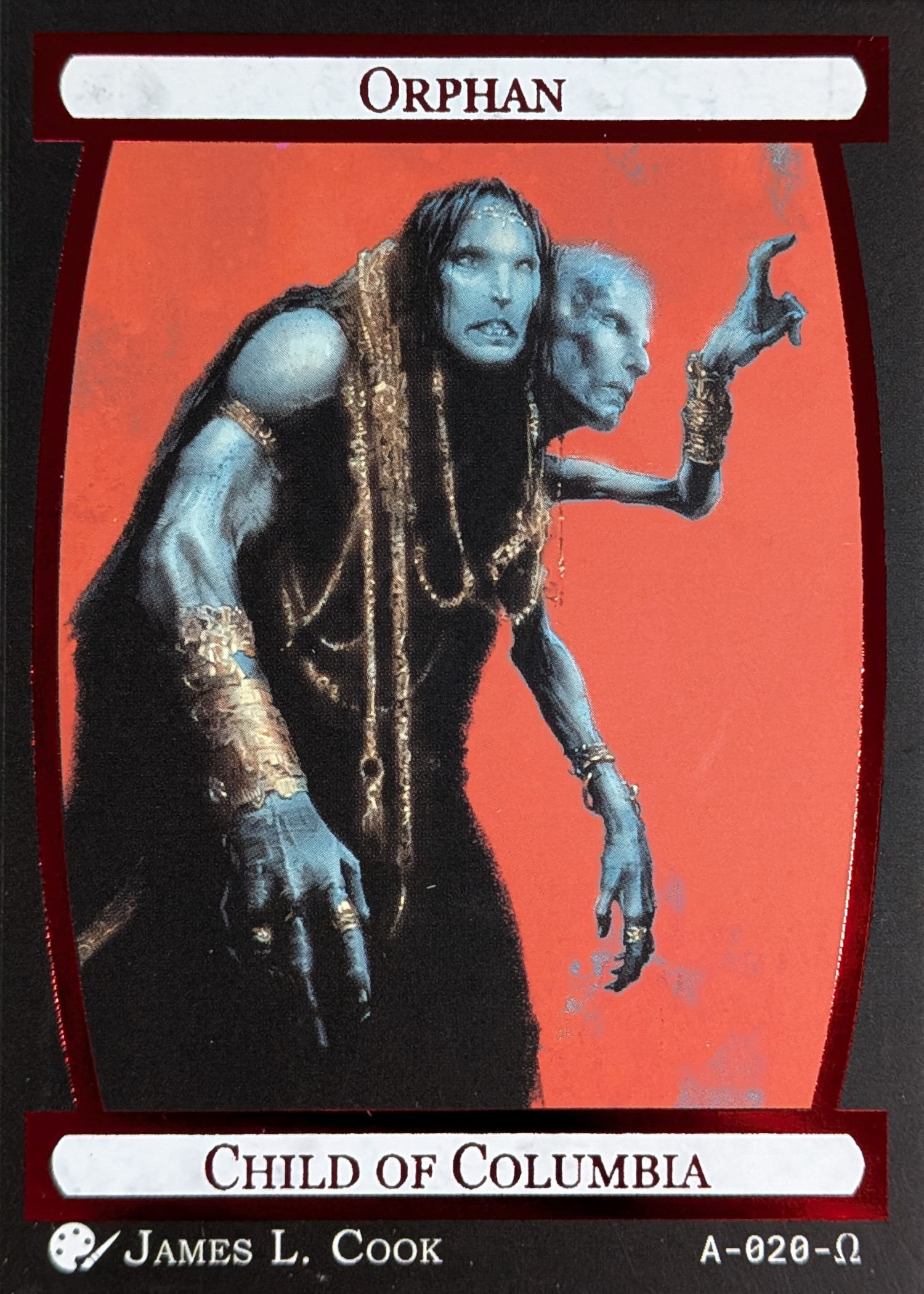 Card A-020, Orphan, Child of Columbia
