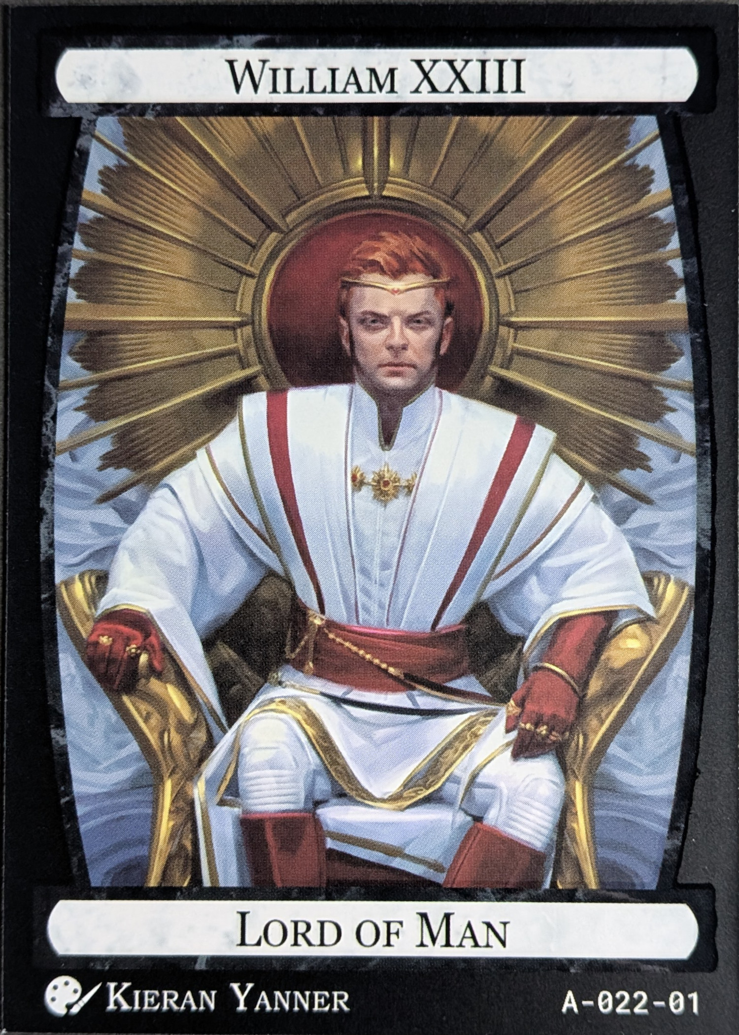 Card A-022, William XXIII, Lord of Man