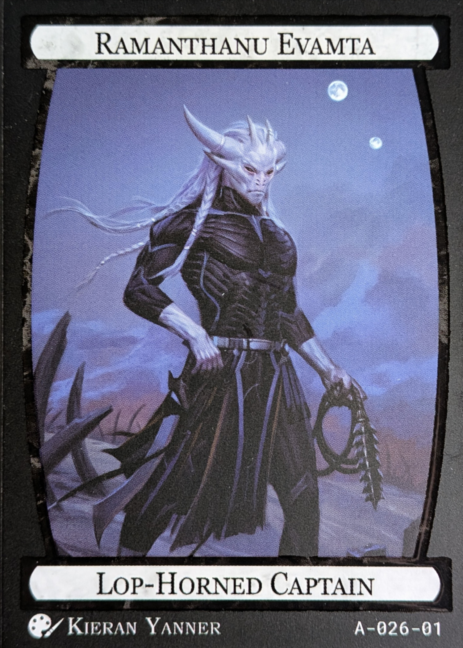 Card A-026, Ramanthanu Evamta, Lop-Horned Captain